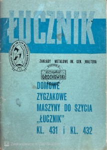 Domowe zygzakowe maszyny do szycia "Łucznik" kl. 431 i kl. 432