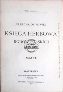 Księga herbowa rodów polskich, zeszyt VIII