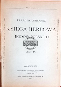 Księga herbowa rodów polskich, zeszyt IX