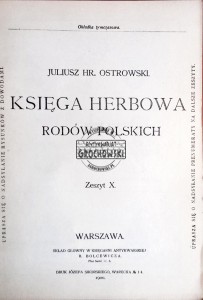 Księga herbowa rodów polskich, zeszyt X
