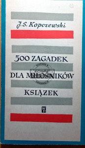500 zagadek dla miłośników książek