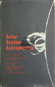 Solar System Astrophysics