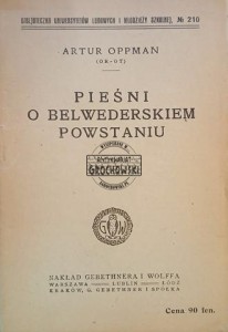 Pieśni o belwederskiem powstaniu