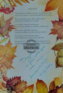 Tańce polskie (autograf)