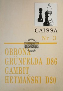 Caissa 3 - Obrona Grunfelda D86, Gambit hetmański D20