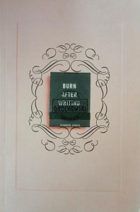 Burn After Writing