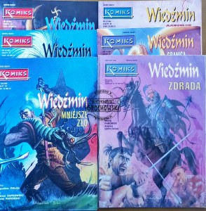 Komiks, 8,9,10/1993; 2/1994; 1,2/1995. Wiedźmin, tom 1-6