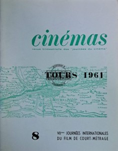 Cinemas. VIIemes Journees internationales du film de court metrage Tours 1960