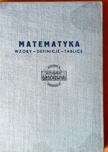 Matematyka. Wzory definicje tablice
