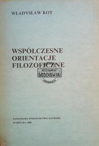 Współczesne orientacje filozoficzne