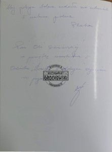 Warszawska Orkiestra Młodzieżowa "Sonata" (autograf)