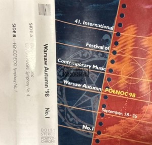 Various – Warsaw Autumn '98 No.1 Kaseta