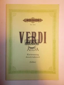 Aida. Klavierauszug (Seria: Edition Peters; Nr. 4253)