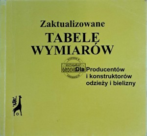 Zaktualizowane tabele wymiarów. Dla producentów i konstruktorów odzieży i bielizny