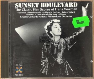 Franz Waxman, National Philharmonic Orchestra, Charles Gerhardt – Sunset Boulevard - The Classic Film Scores Of Franz Waxman CD