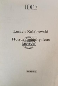 Horror metaphysicus