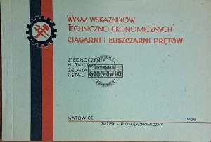 Wykaz wskaźników techniczno-ekonomicznych stalowni martenowskich