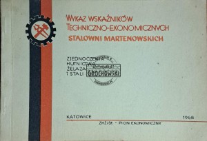 Wykaz wskaźników techniczno-ekonomicznych ciągarni i łuszczarni prętów