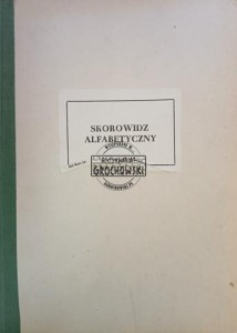 Skorowidz alfabetyczny