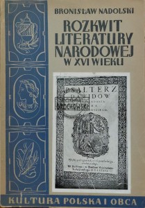 Rozkwit literatury narodowej w XVI wieku