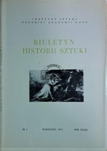 Biuletyn historii sztuki n 1/1971