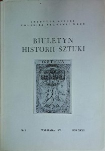 Biuletyn historii sztuki n 1/1970
