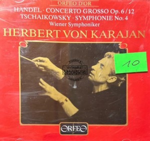 Händel / Tschaikowsky - Herbert von Karajan, Wiener Symphoniker – Concerto Grosso Op. 6 No. 12 • Symphony No. 4 Op. 36 CD
