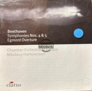 Beethoven / Chamber Orchestra Of Europe, Nikolaus Harnoncourt – Symphonies Nos. 4 & 5 • Egmont Overture CD