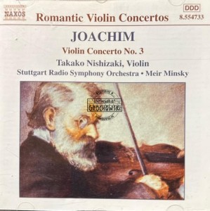 Joachim, Takako Nishizaki, Stuttgart Radio Symphony Orchestra, Meir Minsky – Violin Concerto No. 3 CD