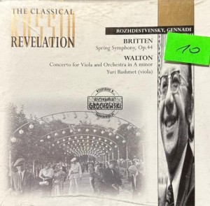 Britten, Walton, Rozhdestvensky, Gennadi, Yuri Bashmet – Britten: Spring Symphony Op. 44 / Walton: Concerto for Viola and Orchestra in A Minor CD