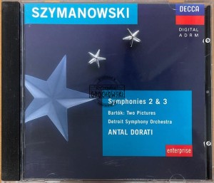 Szymanowski, Bartók, Detroit Symphony Orchestra – Symphonies 2 & 3, Two Pictures CD