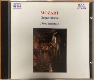 Mozart, János Sebestyén – Organ Music CD
