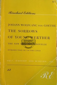 The Sorrows of Young Werther