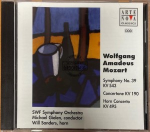 Wolfgang Amadeus Mozart - SWF Symphony Orchestra, Michael Gielen, Will Sanders – Symphony No. 39, KV 543 / Concertone, KV 190 / Horn Concerto, KV 495 CD