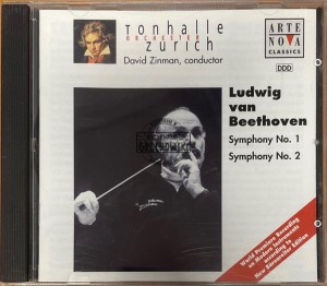 Ludwig van Beethoven - Tonhalle Orchester Zurich, David Zinman – Symphony No. 1 / Symphony No. 2 CD