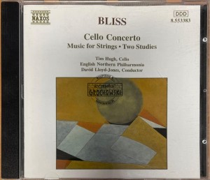 Bliss - Tim Hugh, English Northern Philharmonia, David Lloyd-Jones – Cello Concerto / Music For Strings / Two Studies CD
