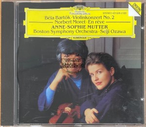 Béla Bartók • Norbert Moret - Anne-Sophie Mutter, Seiji Ozawa, Boston Symphony Orchestra – Violinkonzert No. 2 / En Rêve CD
