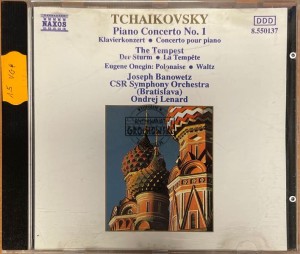 Tchaikovsky – Piano Concerto No. 1 Tempest CD