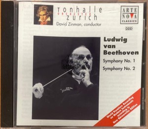 Ludwig van Beethoven - Tonhalle Orchester Zurich, David Zinman – Symphony No. 1 / Symphony No. 2 CD