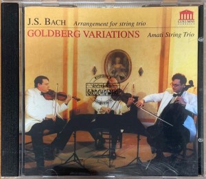 J.S. Bach, Amati String Trio – Goldberg Variations CD