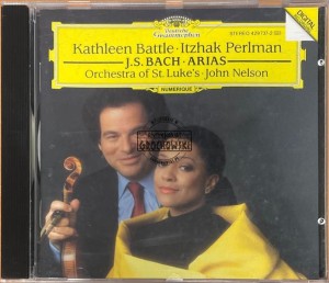 J.S. Bach, Kathleen Battle, Itzhak Perlman, Orchestra Of St. Luke's, John Nelson – Arias CD
