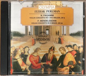 Itzhak Perlman – Ицхак Перлман - Паганини: Скрипичный концерт №1; Мендельсон: Скрипичный концерт ми минор / Itzhak Perlman - Paganini: Violin Concerto No. 1, Op. 6; Mendelssohn: Violin Concerto E Minor, Op. 64 CD