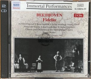 Beethoven - Kirsten Flagstad, René Maison, Julius Huehn, Marita Farell, Alexander Kipnis, Karl Laufkötter, Herbert Janssen, Chorus And Orchestra Of The Metropolitan Opera, Bruno Walter – Fidelio 2CD