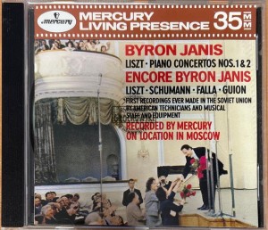 Byron Janis, Liszt • Schumann • Falla • Guion – Piano Concertos Nos 1 & 2 / Encore Byron Janis CD