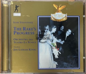 Igor Stravinskij - Orchestra Del Teatro La Fenice, Jan Latham König – The Rake's Progress 2CD