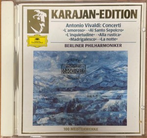 Antonio Vivaldi, Karajan, Berliner Philharmoniker – Concerti »L'Amoroso« · »Al Santo Sepolcro« · »L'inquietudine« · »Alla Rustica« · »Madrigalesco« · »La Notte CD