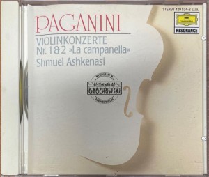 Paganini - Shmuel Ashkenasi – Violinkonzerte Nr. 1 & 2 "La Campanella" CD