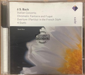 J.S. Bach, Scott Ross – Italian Concerto / Chromatic Fantasia And Fugue / Overture (Partita) In The French Style / 4 Duets CD