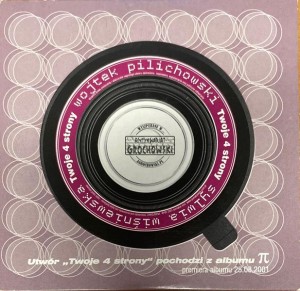 Wojtek Pilichowski Feat. Sylwia Wiśniewska – Twoje 4 Strony CD (Maxi-Single, Promo)
