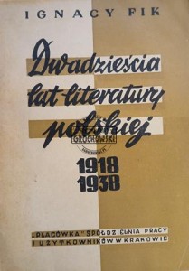 Dwadzieścia lat literatury polskiej